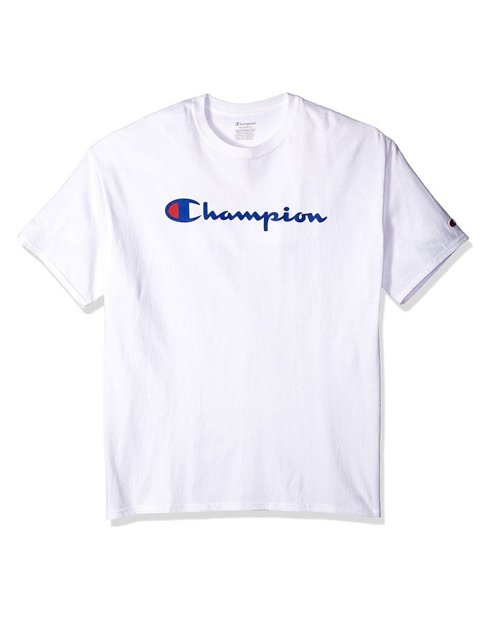 Camiseta Champion Niña - Cotton Script Logo ( Blancas ) 6852137-OX